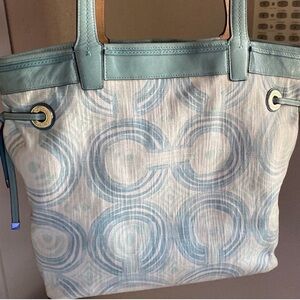 Coach Set Op Art Swirl Audrey